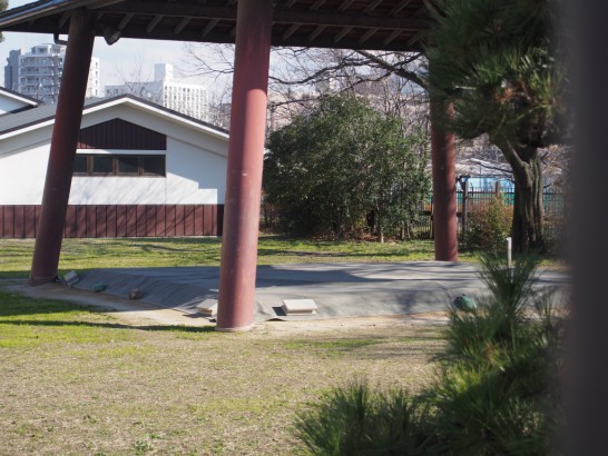大浜公園相撲場の野外土俵